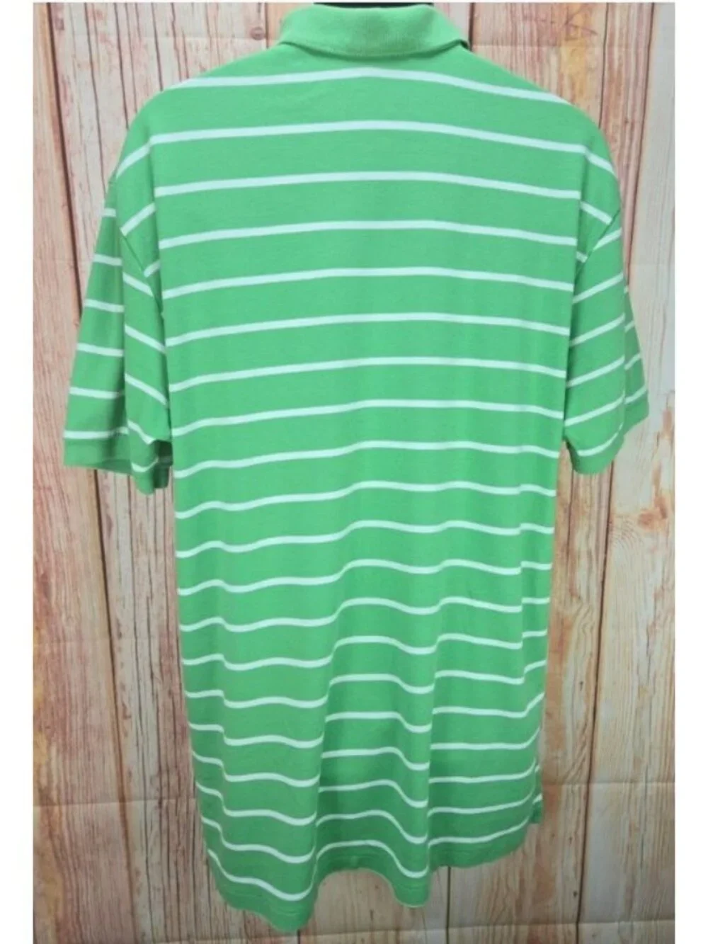 Polo Ralph Lauren Mens Soft Green Striped Polo XXL